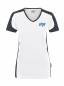 190 Damen V-Shirt Contrast Mikralinar