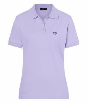 JN071 Damen Poloshirt mit Herz
